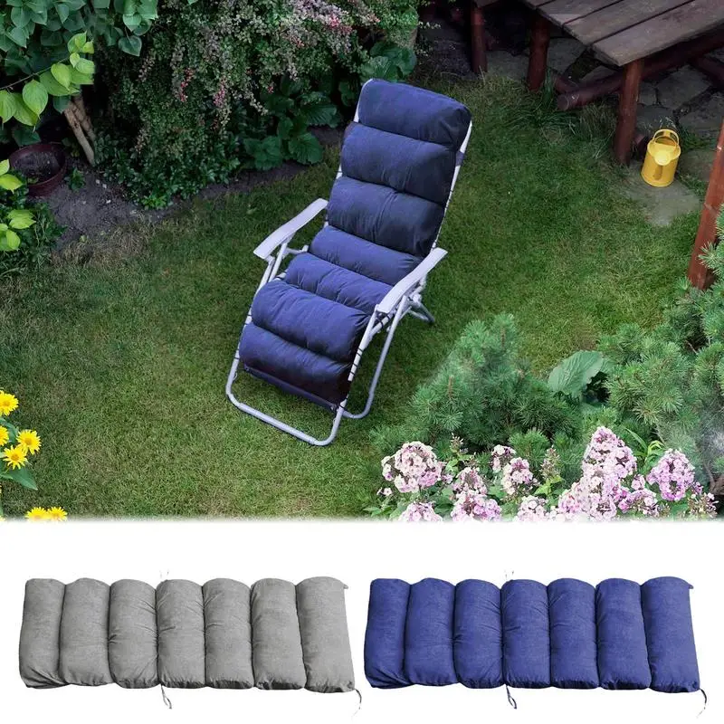 

Deep Seat Patio Cushions Chair Cushions For Outdoor Furniture Indoor/Outdoor Chaise Lounge Cushion Stain Resistant Patio Cushion