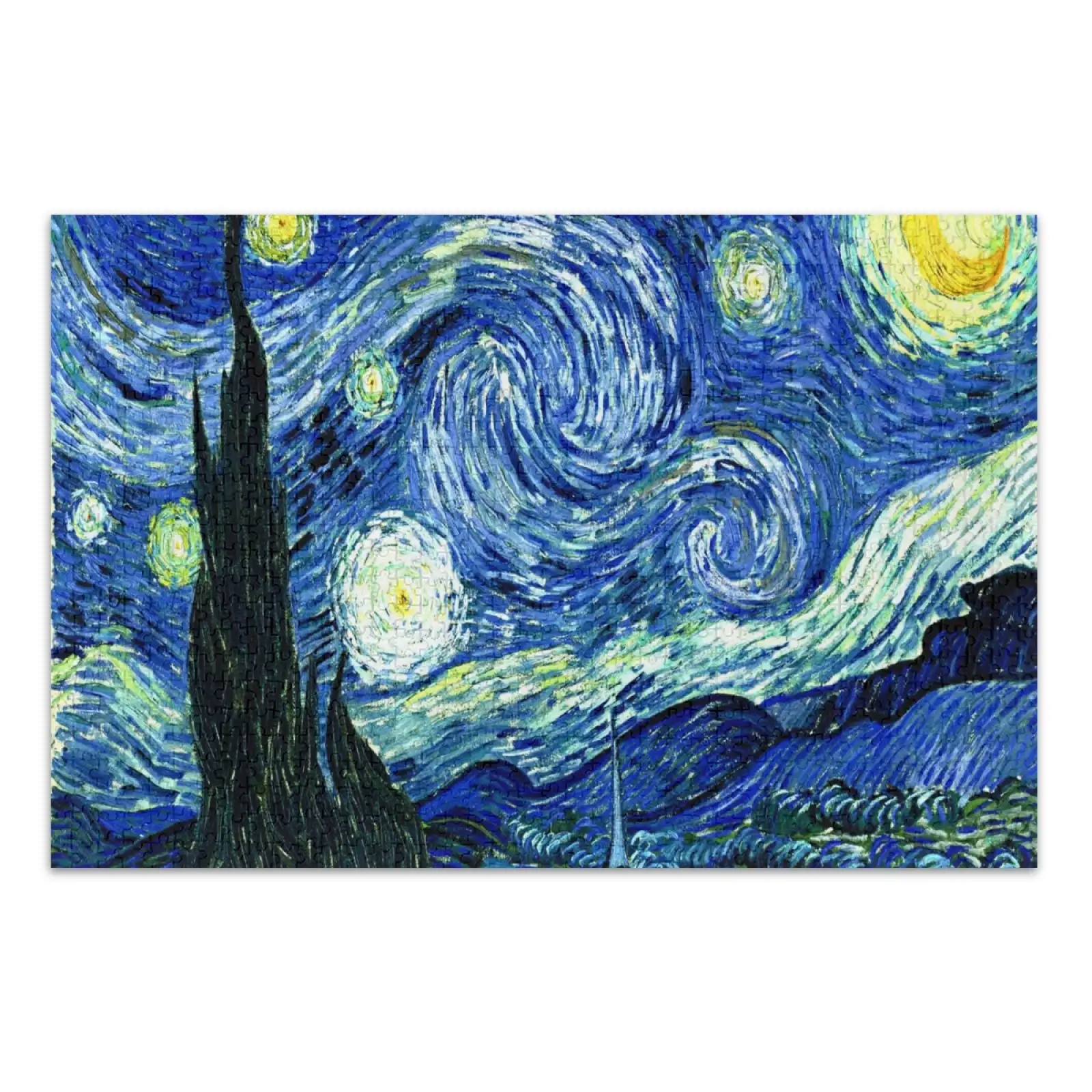 

2000 Pieces Jigsaw Puzzle Van Gogh Starry Sky Paper Puzzle Educational Toys Home Game for Friends Family Teens Adults
