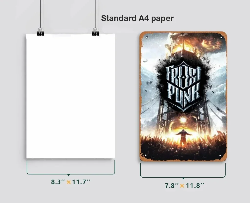 Винтажная Металлическая Жестяная Вывеска Из Фильма Классический Киностиль