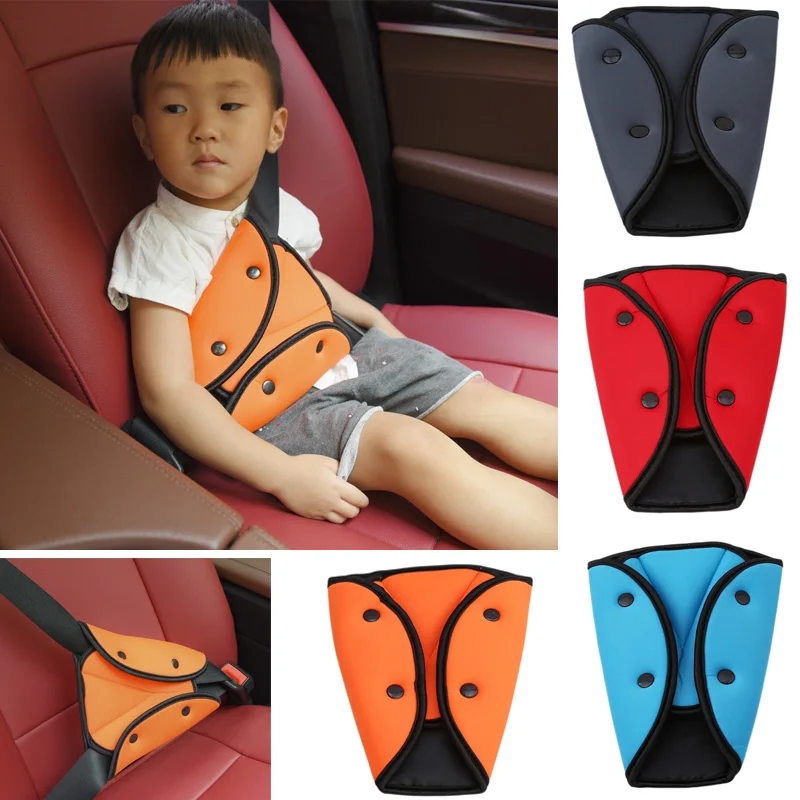 

Universal Car Safe Seat Belt Cover Soft Adjustable Triangle Safety Seat Belt Pad Clips Protection For Baby Child Belts