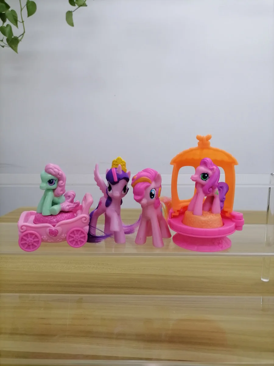 Mcdonaldss маленькая милая лошадь пони куклы игрушки TwilightSparkles RainbowDash PinkiePie детские подарки на день рождения Ограниченная Коллекция