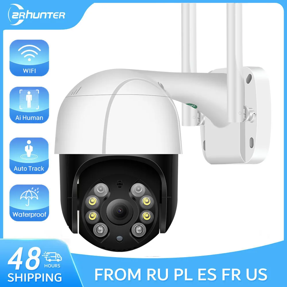 

8MP 4K PTZ IP Camera Wifi Security Cameras Wireless Outdoor Night Vision Video Surveillance Ai Human Detect CCTV Security Camera
