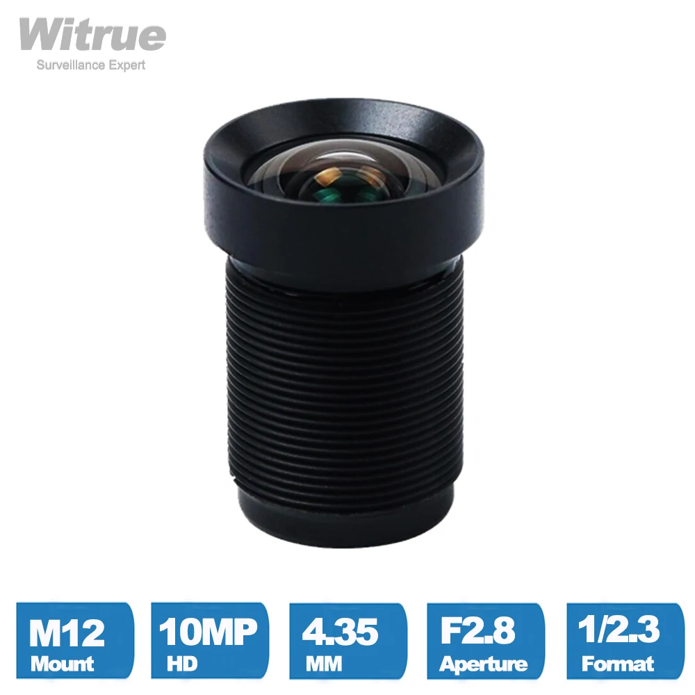 4K объектив 10MP 4,35 мм объектив M12 1/2.3 
