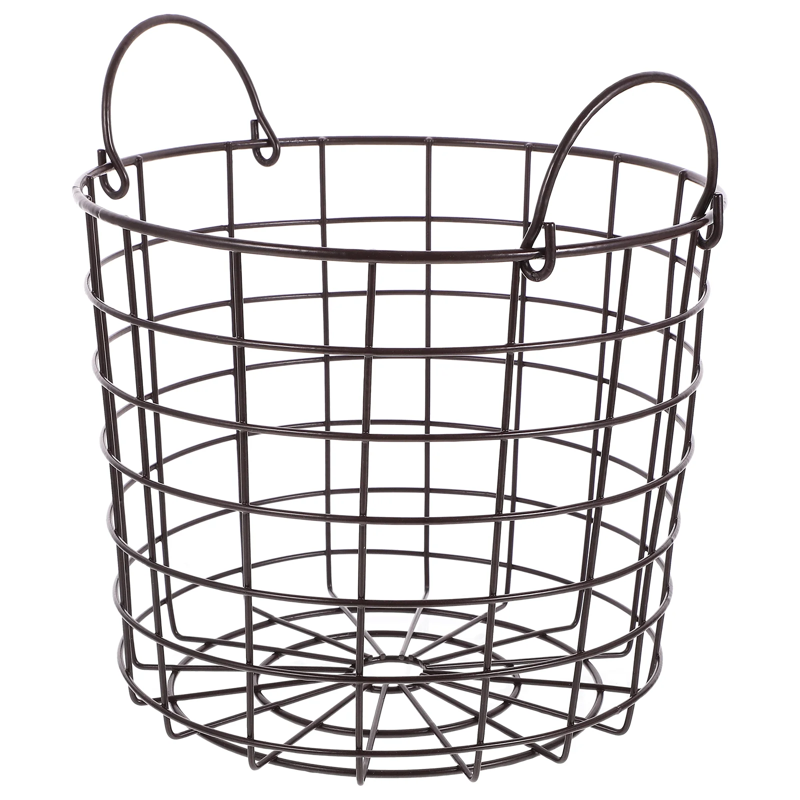 

Iron Grid Laundry Organizer Household Laundry Storage Basket for Home Dorm
