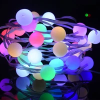 new wifi smart remote control light string rgb multicolor outdoor proposal room decoration garland christmas day led night light