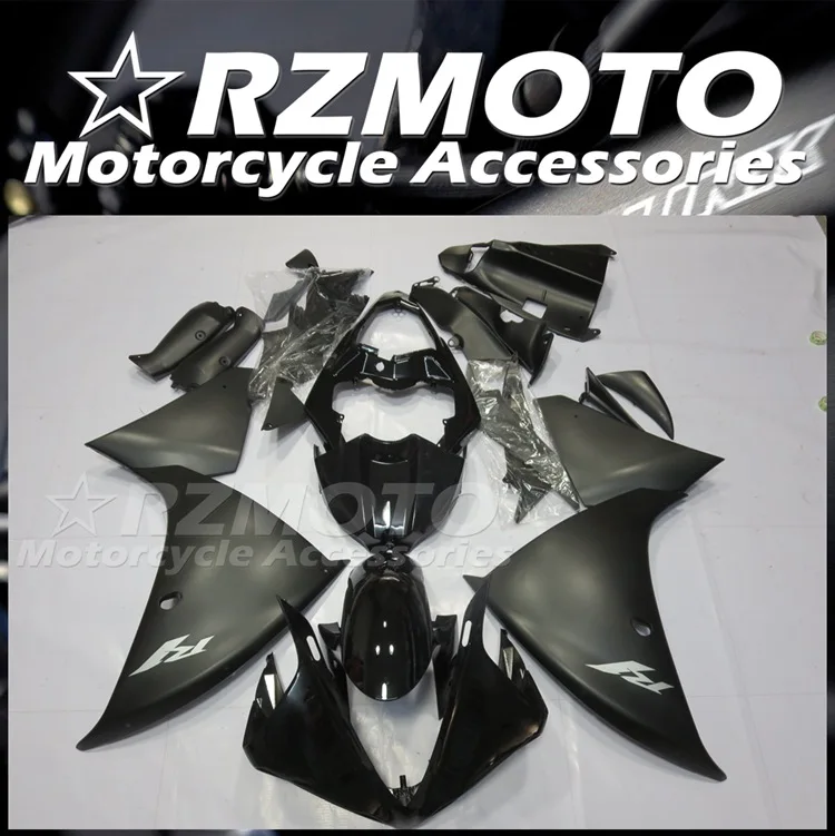 

New ABS Motorcycle Bike Whole Fairings Kit Fit for YAMAHA YZF - R1 2009 2010 2011 09 10 11 Bodywork set Black