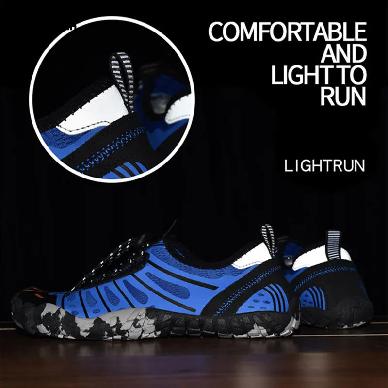 Water Shoe Men Women Elastic Quick Dry Trekking Aqua Shoes Nonslip Breathable Beach Wading Shoe Barefoot Seaside Upstream Surf