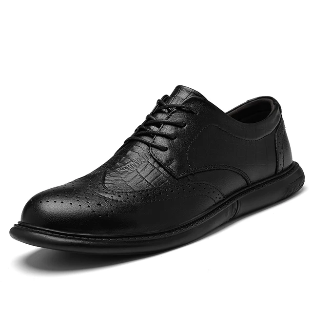 High Quality Business Men Shoes Genuine 