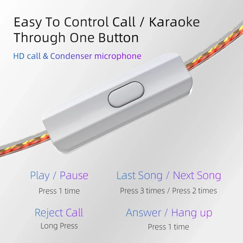 KZ EDC 3 5 мм наушники с микрофоном HiFi проводные наушники-вкладыши шумоподавлением