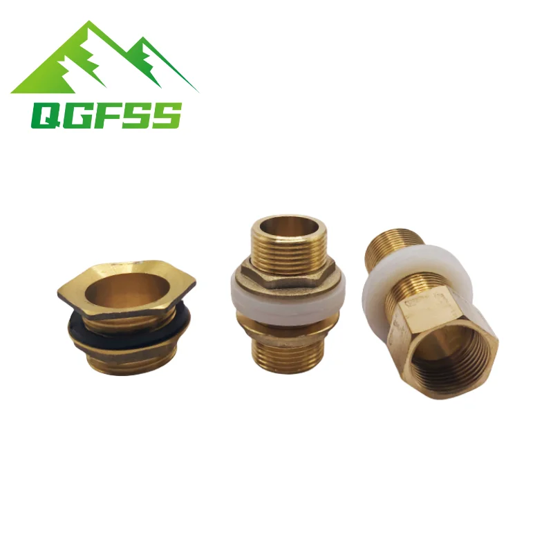 1 шт. медный соединитель для резервуара воды 1/2 дюйма 3/4 дюйм наружная резьба BSP