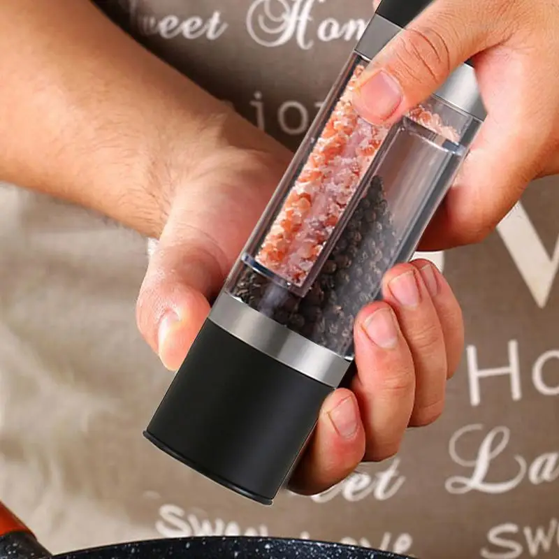 Мельница для черного перца мельница с двойной головкой приправ ручная