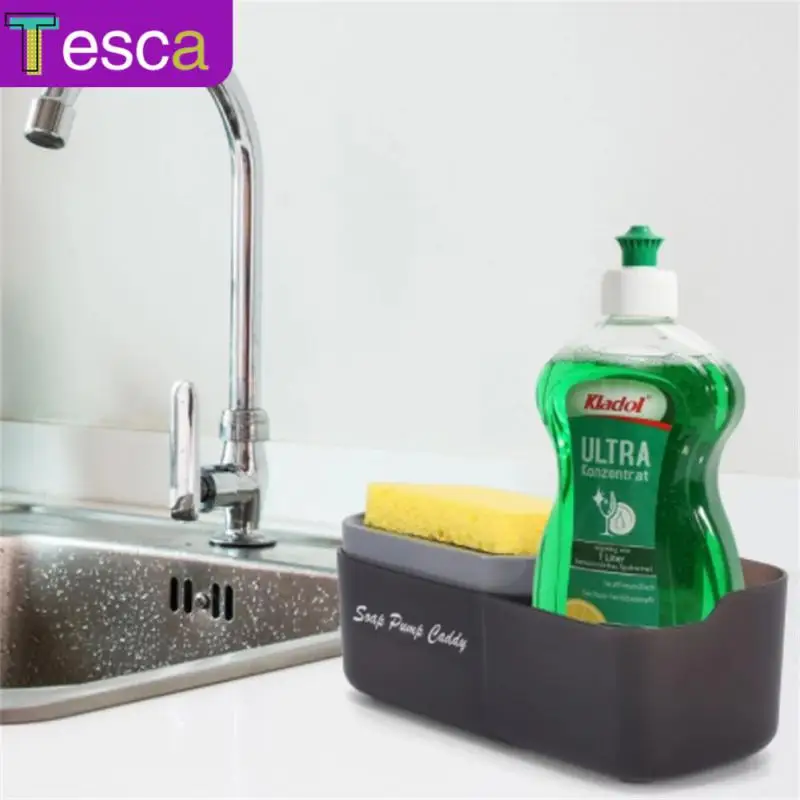 

Liquid Soap Sponge Soap Dispenser Press 12.5 Ounce Soap Storage Box Sink Countertop Automatic Soap Dispenser Kitchen Supplies