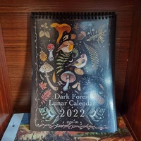 2022 dark forest lunar calendar home decoration gothic calendar