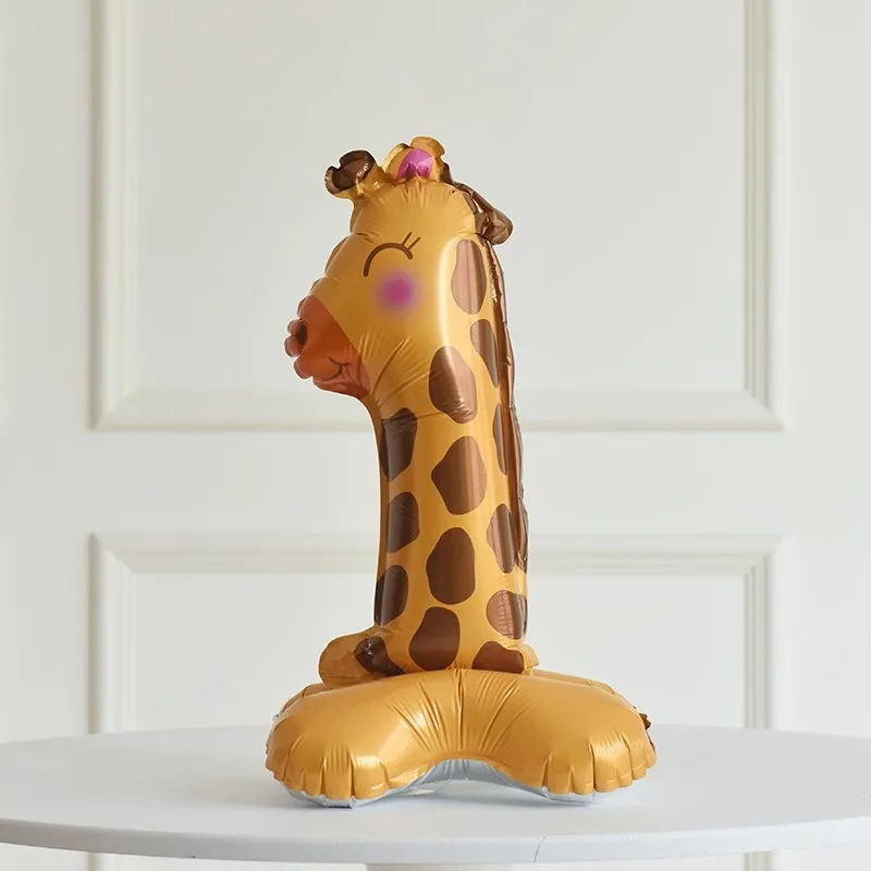 

Фольгированные шары с животным принтом 0-9