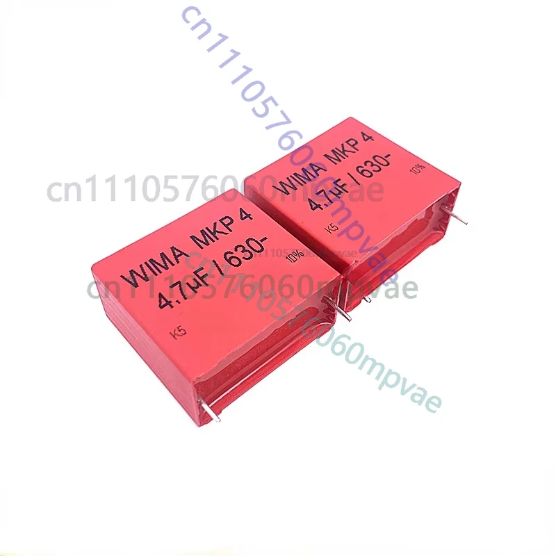 Фото 2 шт. пленочные конденсаторы WIMA 630V 475 4.7UF 630V 4U7 475K 10% MKP4, шаг 37.5 мм №1