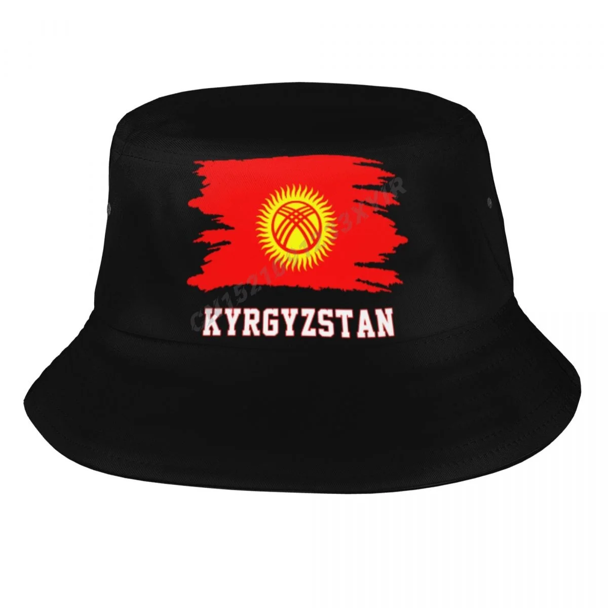 

Bucket Hats Kyrgyzstan Flag Cool Kyrgyzstanis Fans Sun Shade Cool Outdoor Summer Fisherman Caps Fishing Hat