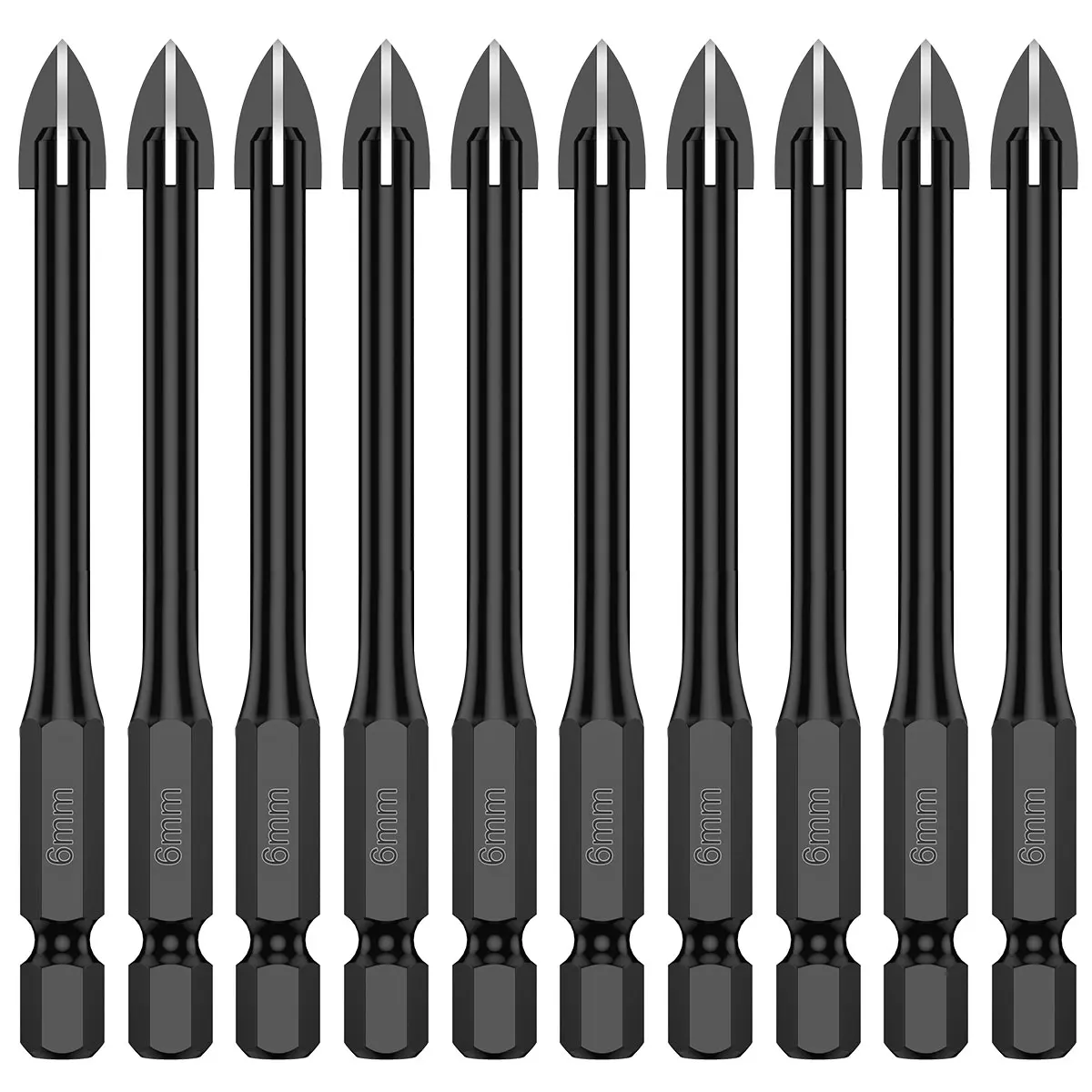 

Набор сверл Toorise 6 мм 10 шт