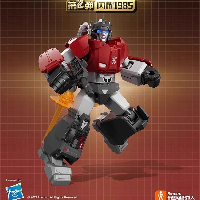 Фото Blokees Block Shine1985 Transformers Led Shining Version2 Optimus Prime Ironhide Robot Toys Decoration Model Kids Birthday Gift №5