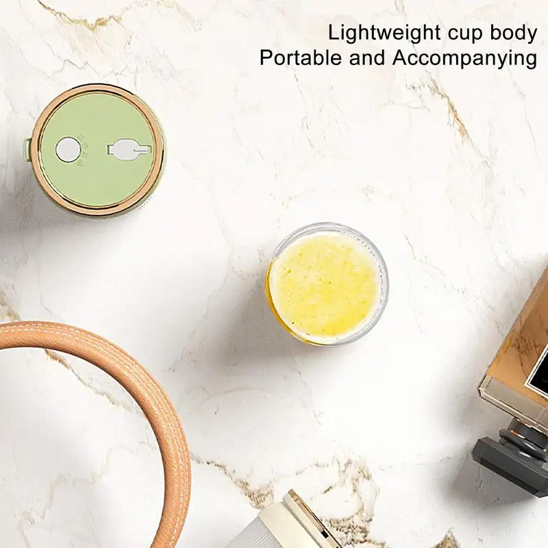

Portable Blender USB Mini Fruit Juice Mixer 1300mAh Electric Travel Blender For Fresh Juice 300ml Mini Blender With Powerful