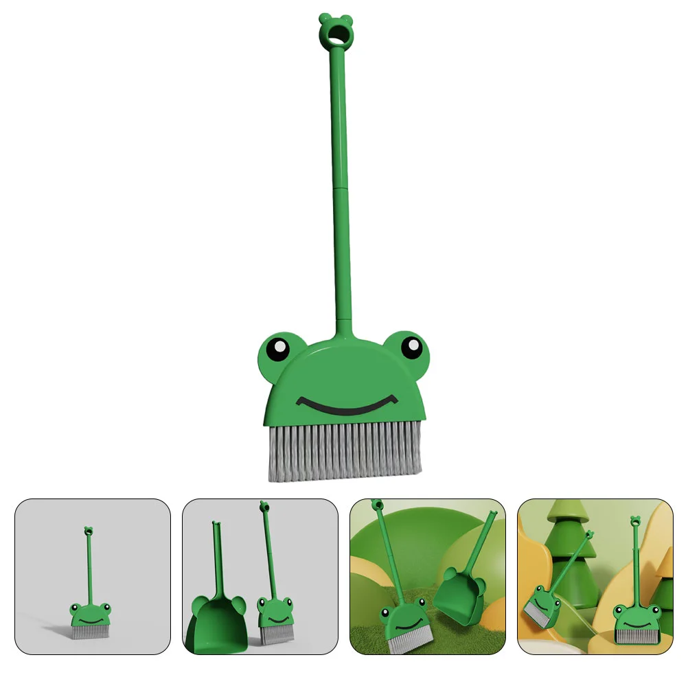 

Children's Broom Toys Kids Pretend Play Simulation Cleaning Tool Manual Kindergarten Student Educational Plaything Sweeping