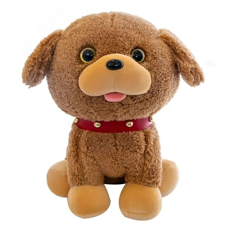

Simulation Animal Curly Teddy Dog Plush Doll Stuffed Toys 35CM