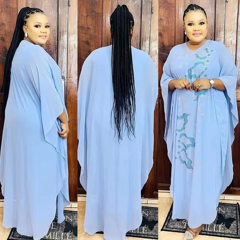 

Летний модный стиль 2022 Весна африканские женщины полиэстер плюс размер длинное платье африканские платья для женщин африканская одежда