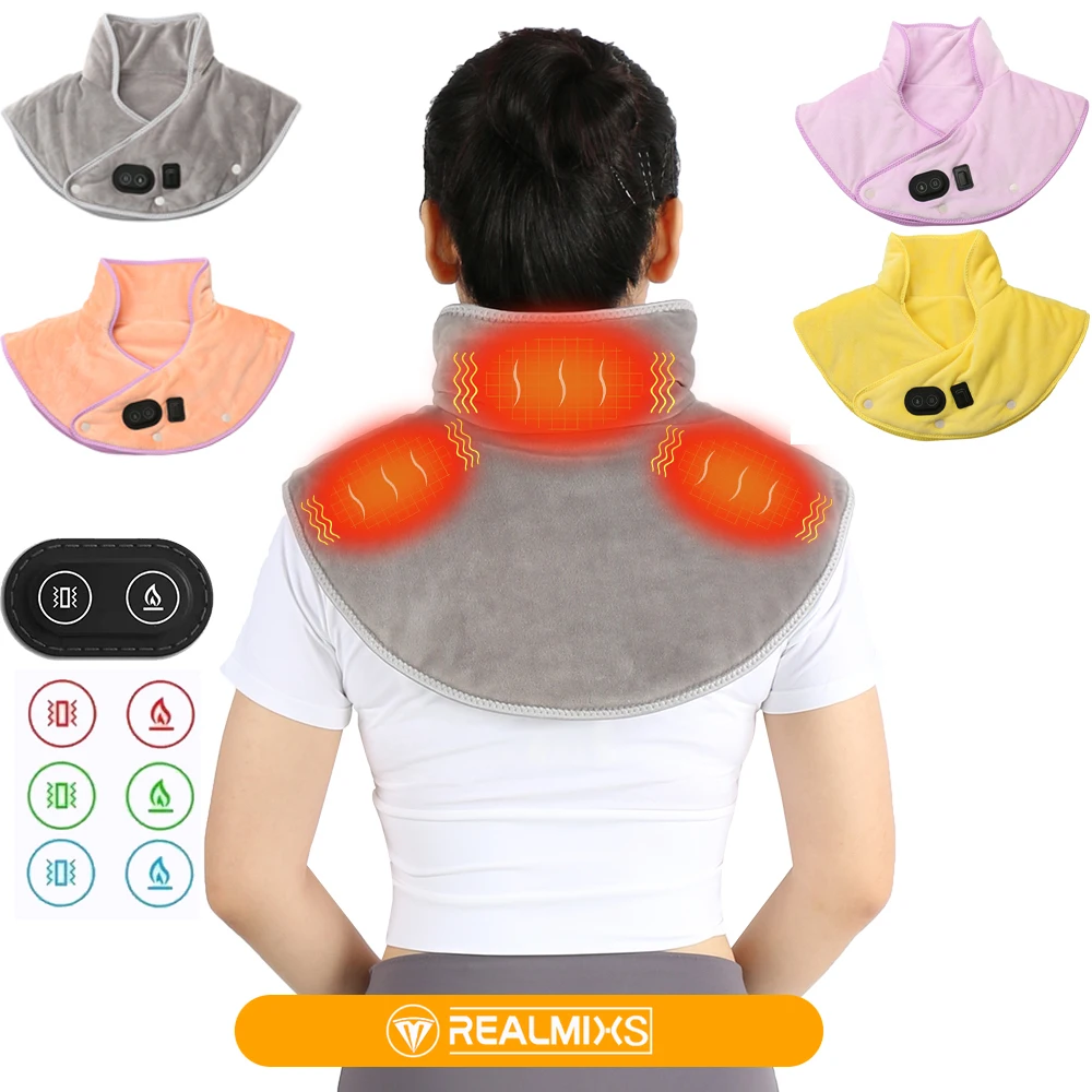 

Электрический обогреватель для шеи, плеч, спины, бандаж, массажер для релаксации, терапевтические инструменты для облегчения боли, уход за здоровьем
