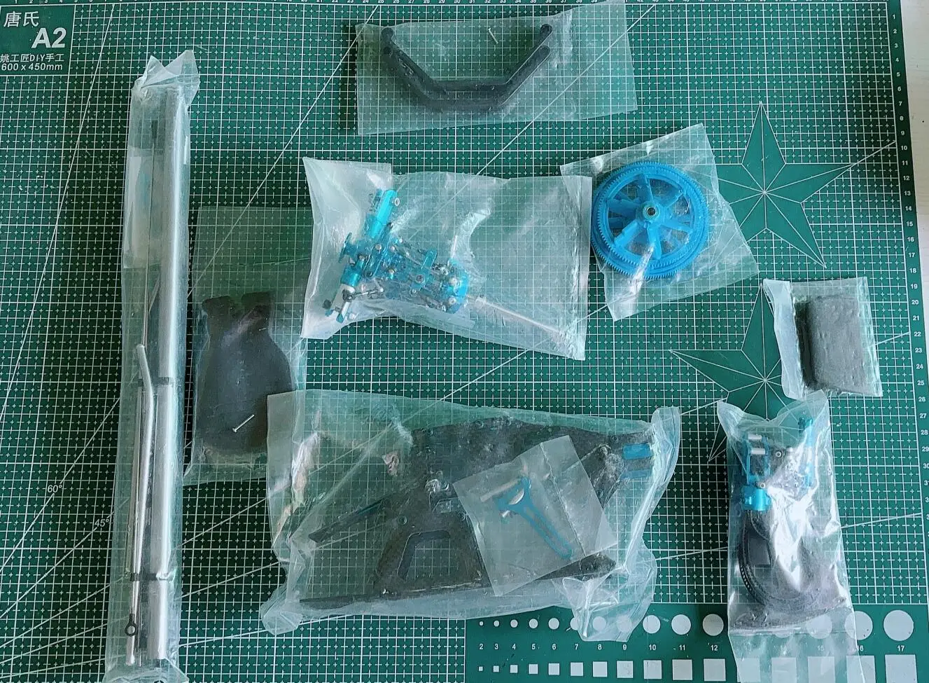 Дистанционный 6-канальный 3D вертолет 450 RC Heli CNC Main Totor SE V2 CF Frame Kit из углеродного