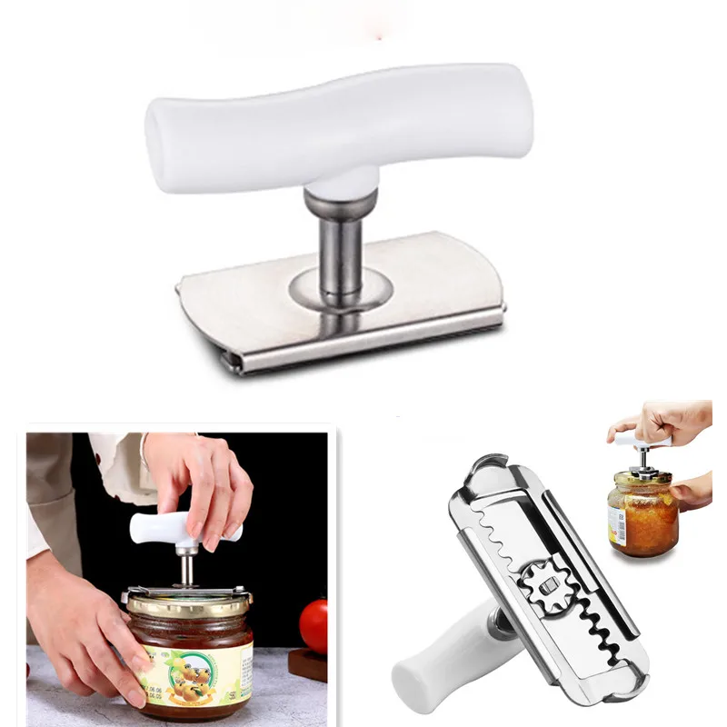 

3-9.5CM Adjustable Jar Opener Stainless Steel Lids off Jar Opener Bottle Opener Kitchen Accessories Can Opener for