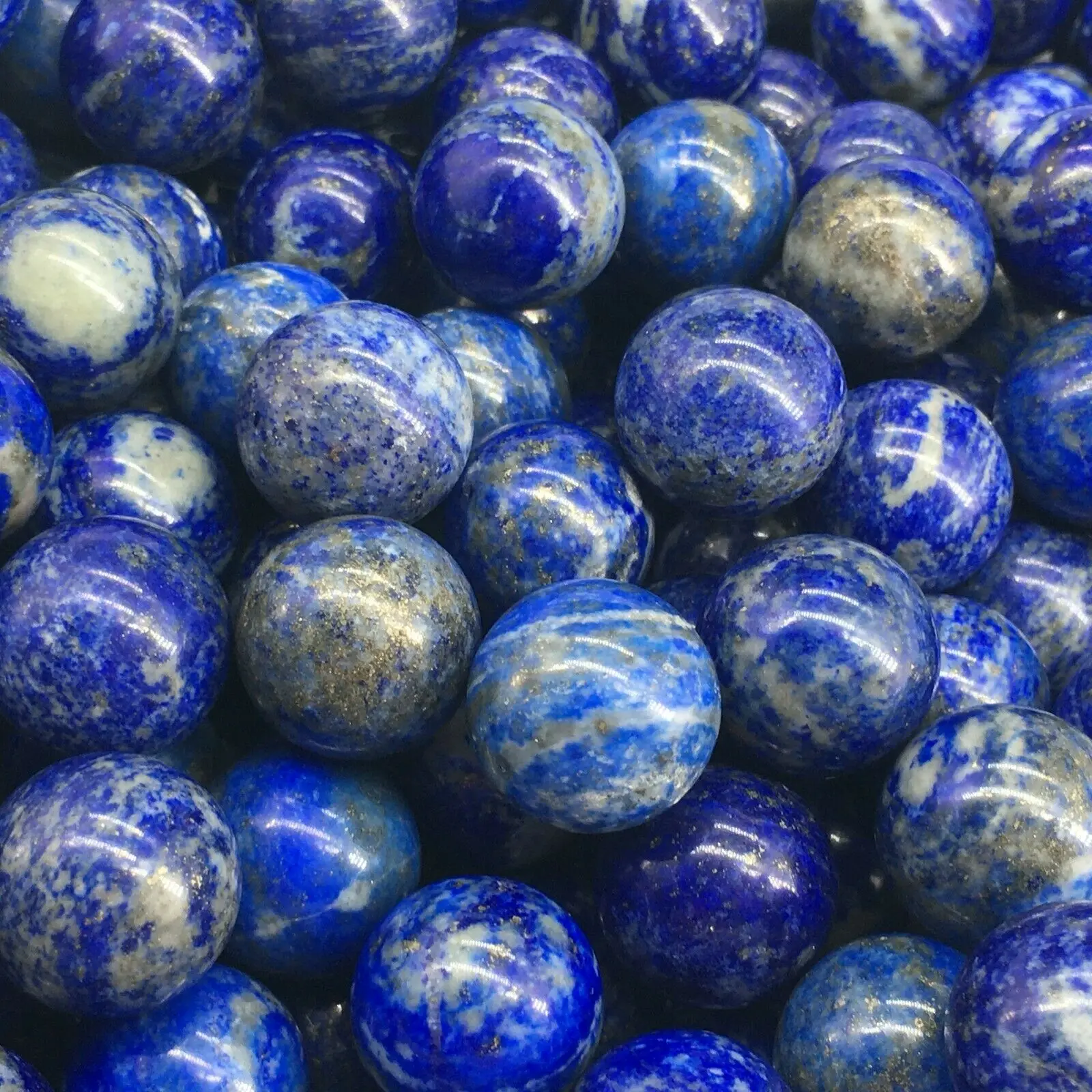 

7 шт. AAA натуральный голубой ляпис LAZULI CRYSTAL Сферический шар + подставка