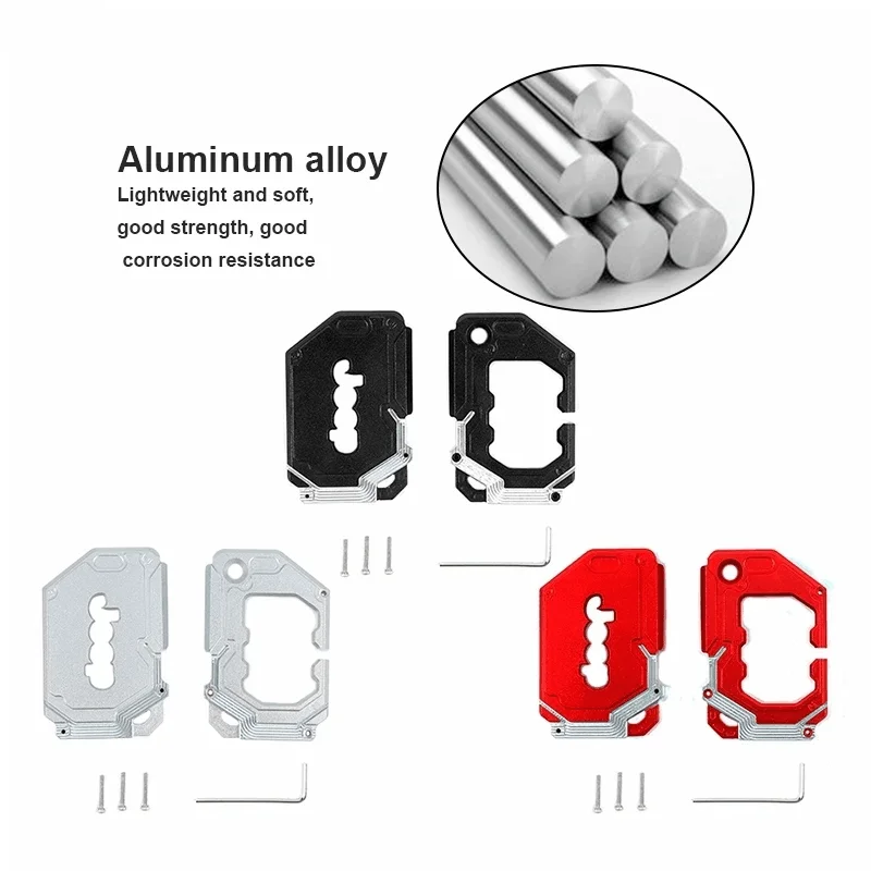 

Car Key Case Shell Protective Cover Accessories for Jeep Wrangler JL for Jeep Gladiator JT 2018 2019 2020 2021 2022 2023