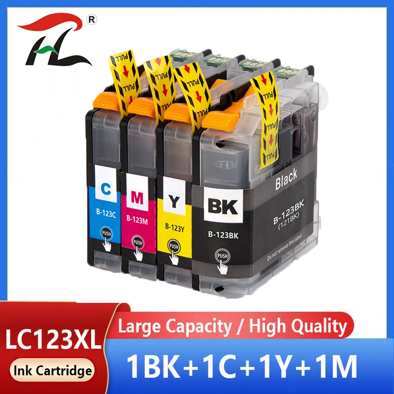 

For Brother LC123 LC-123 LC123XL Compatible Ink Cartridge For MFC-J650DW MFC-J6720DW MFC-J6520DW DCP-J4110DW DCP-J132W