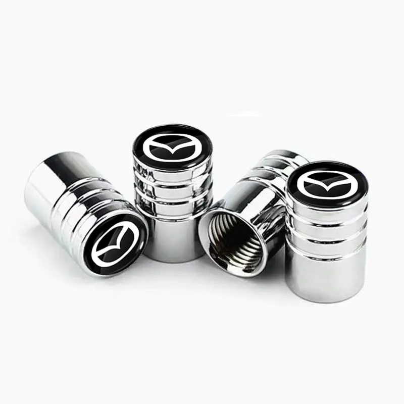 

4 шт. новые металлические автомобильные колпачки клапанов, пылезащитный чехол, авто внешние аксессуары для Mazda 3 5 6 323 626 CX-3 CX-4 CX-5 CX-7 CX-9 Axela MX3