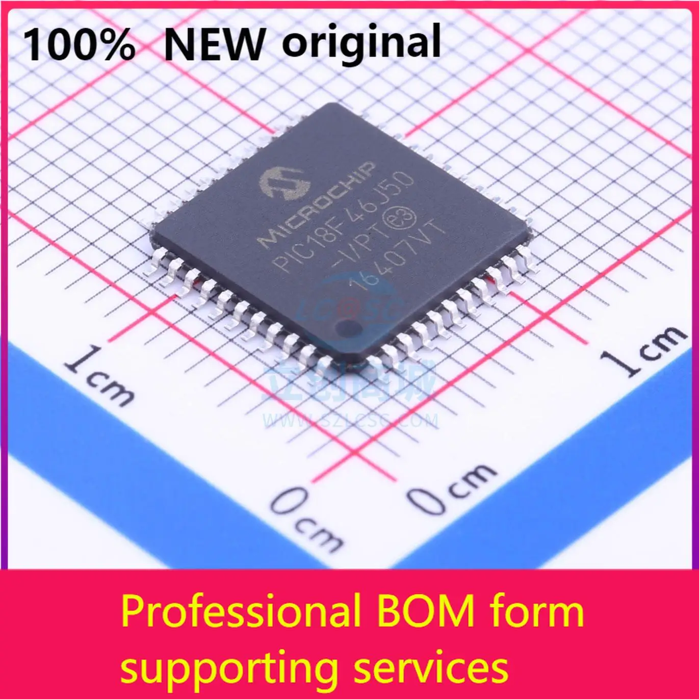 

PIC18F46J50-I/PT PIC18F46J50-I/PTNew Оригинальный оригинальный чип IC 100% оригинал
