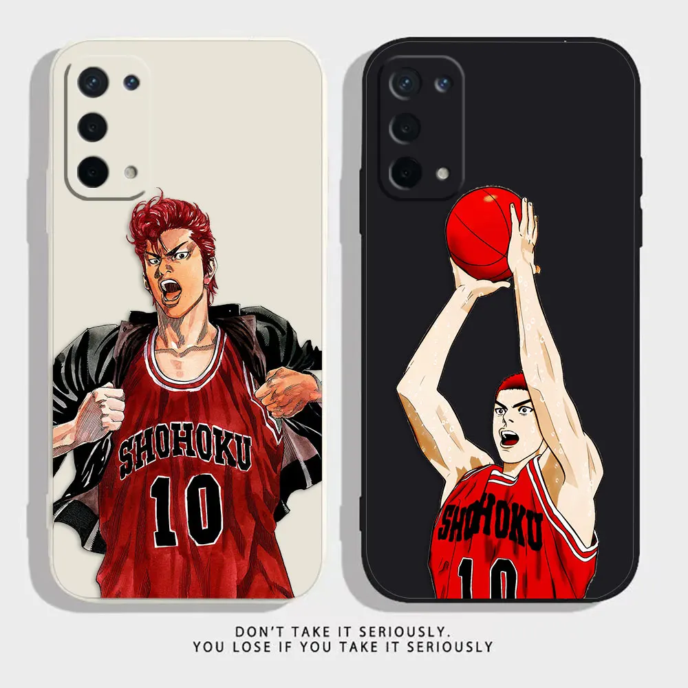 

Slam Dunk Shohoku Phone Case For OPPO A52 A54 A55 A57 A59 A72 A73 AA74 A91 A93 A92S A93S A94 A95 A96 A97 4G 5G A15 Case Funda