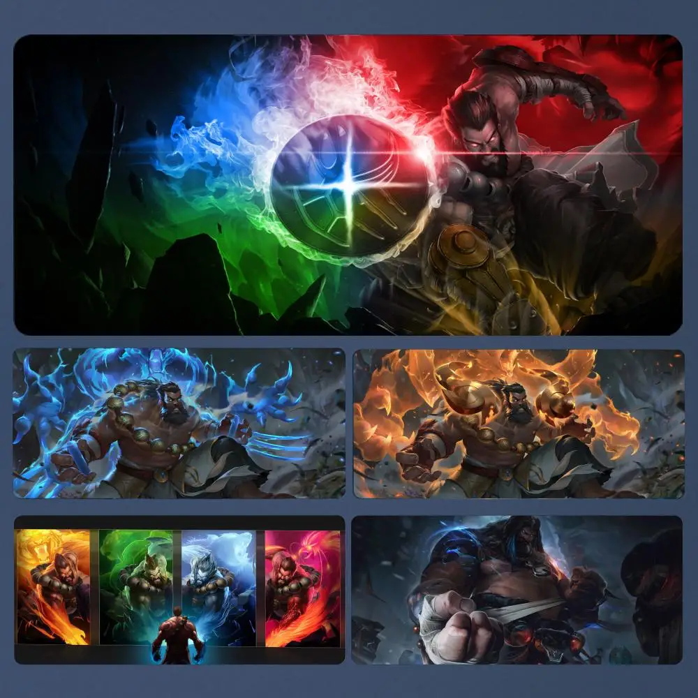 

UDYR League Of Legends Mousepad Large Gaming Mouse Pad LockEdge Thickened Computer Keyboard Table Desk Mat