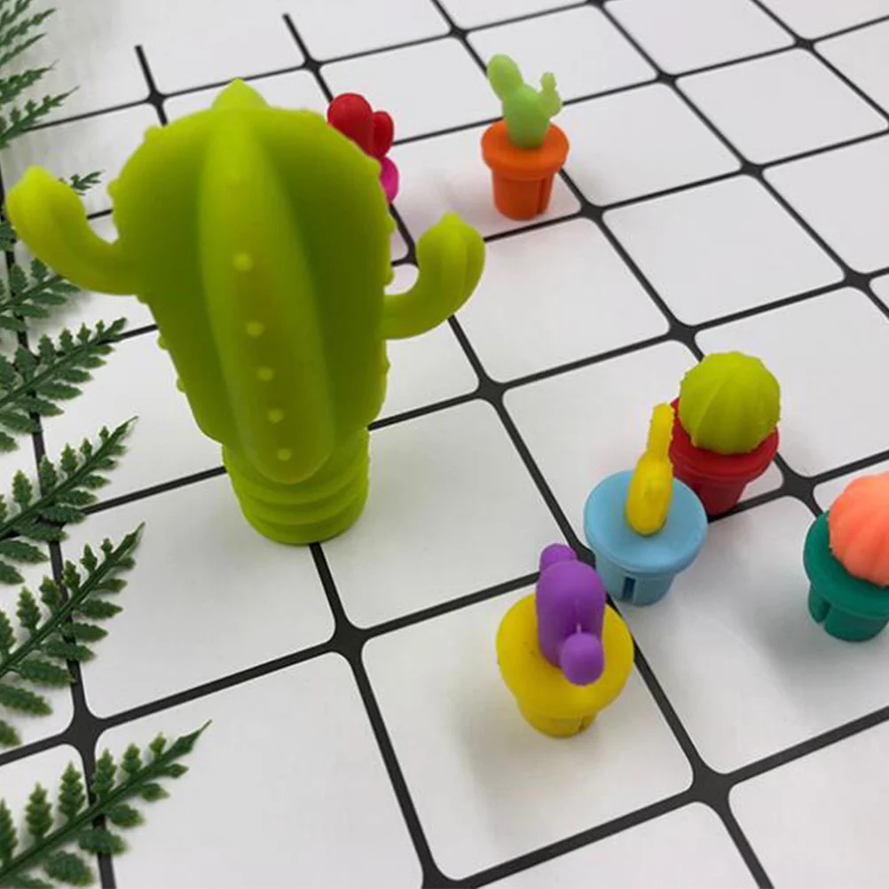 7-шт. пробка для напитков инструмент консервации силиконовая крышка в форме