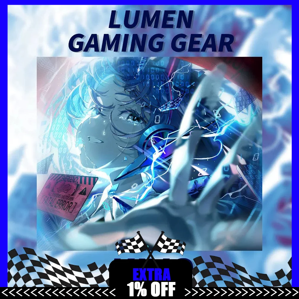 Фото Игровой коврик для мыши PAN Esports LUMEN KIYO Glass, обеспечивающий одновременно скорость и плавность движений, для VALORANT, TTK, CSGO, аксессуары для ПК, в подарок. №1