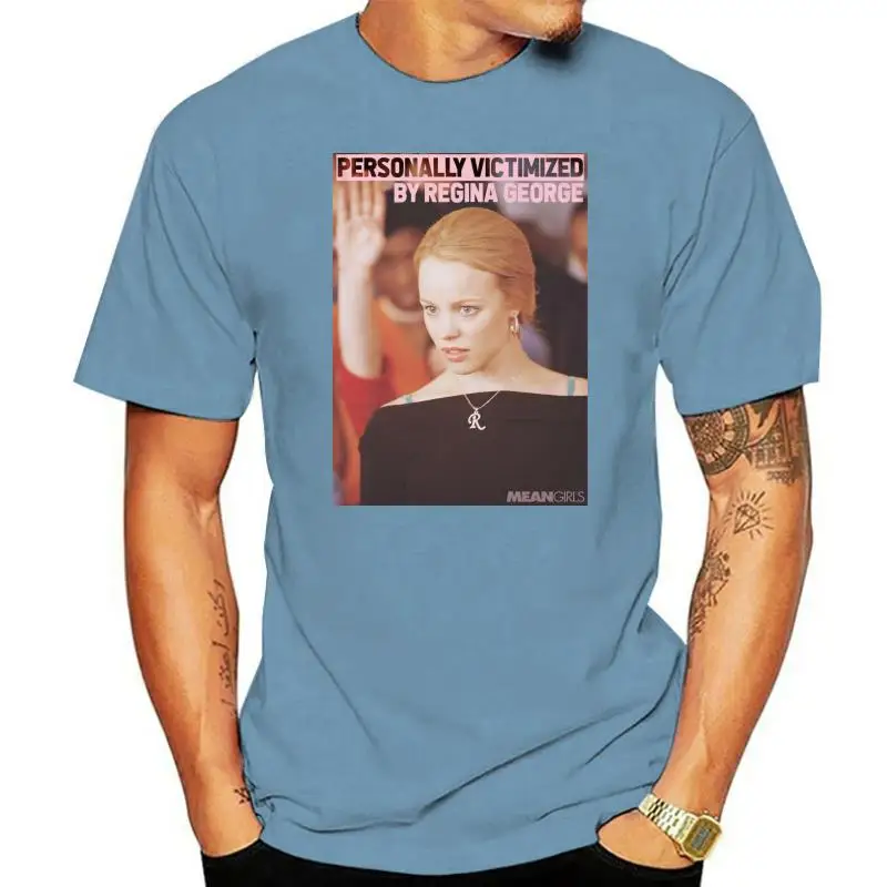Футболка для взрослых с лицензией Mean Girls Regina George Victim модная уличная футболка