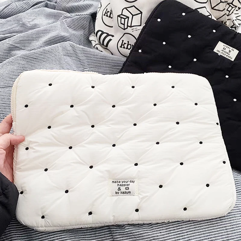 Большая вместительная сумка для ноутбука из мягкого нейлона милая женская