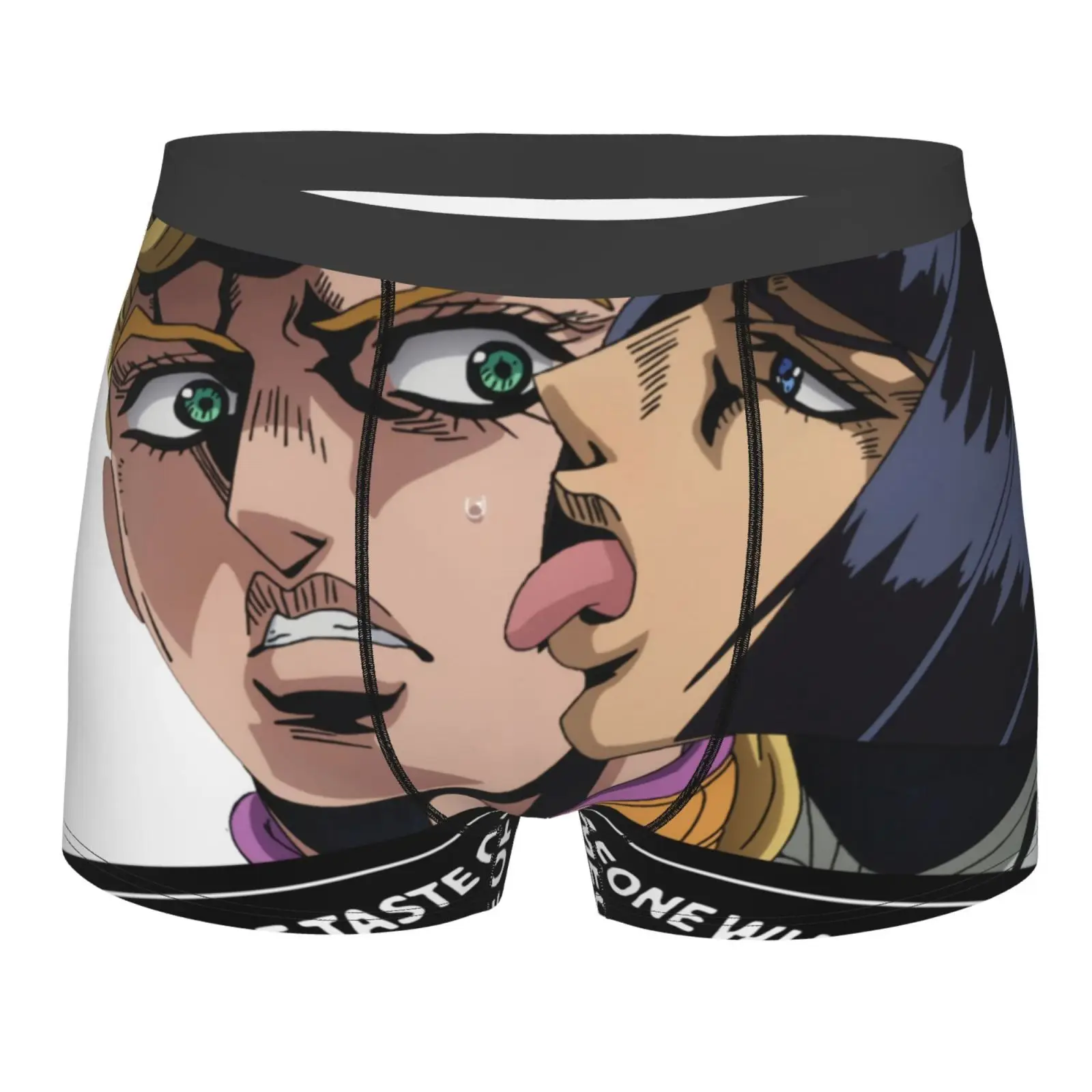 

Трусы мужские длинные из полиэстера, пикантное Прозрачное нижнее белье, невероятный вкус приключений, джодзо, чёрные пачки, для геев, белые