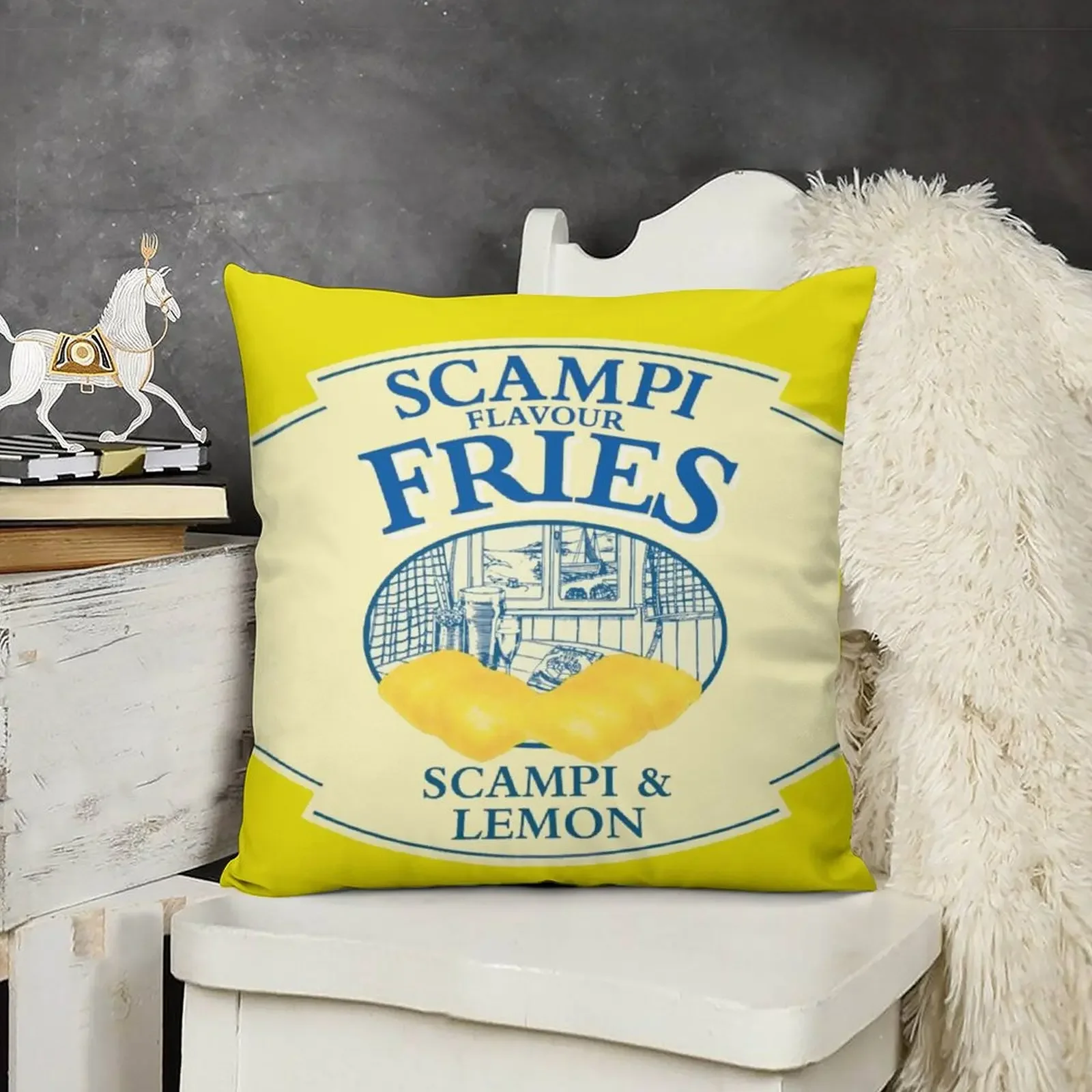 Декоративная подушка Scampi Fries роскошная наволочка чехол для подушки комплект
