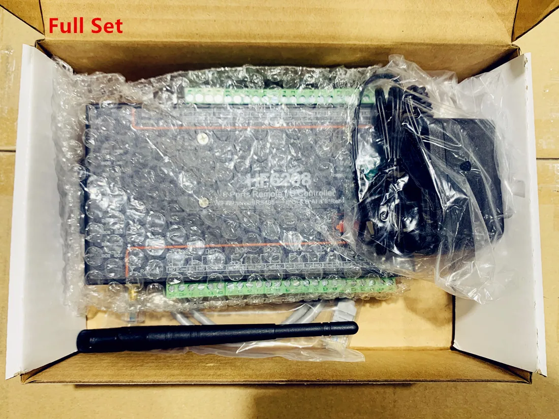 Контроллер ввода-вывода HF 6208 8 DI DO каналов RS485 Ethernet Wi-Fi пульт дистанционного