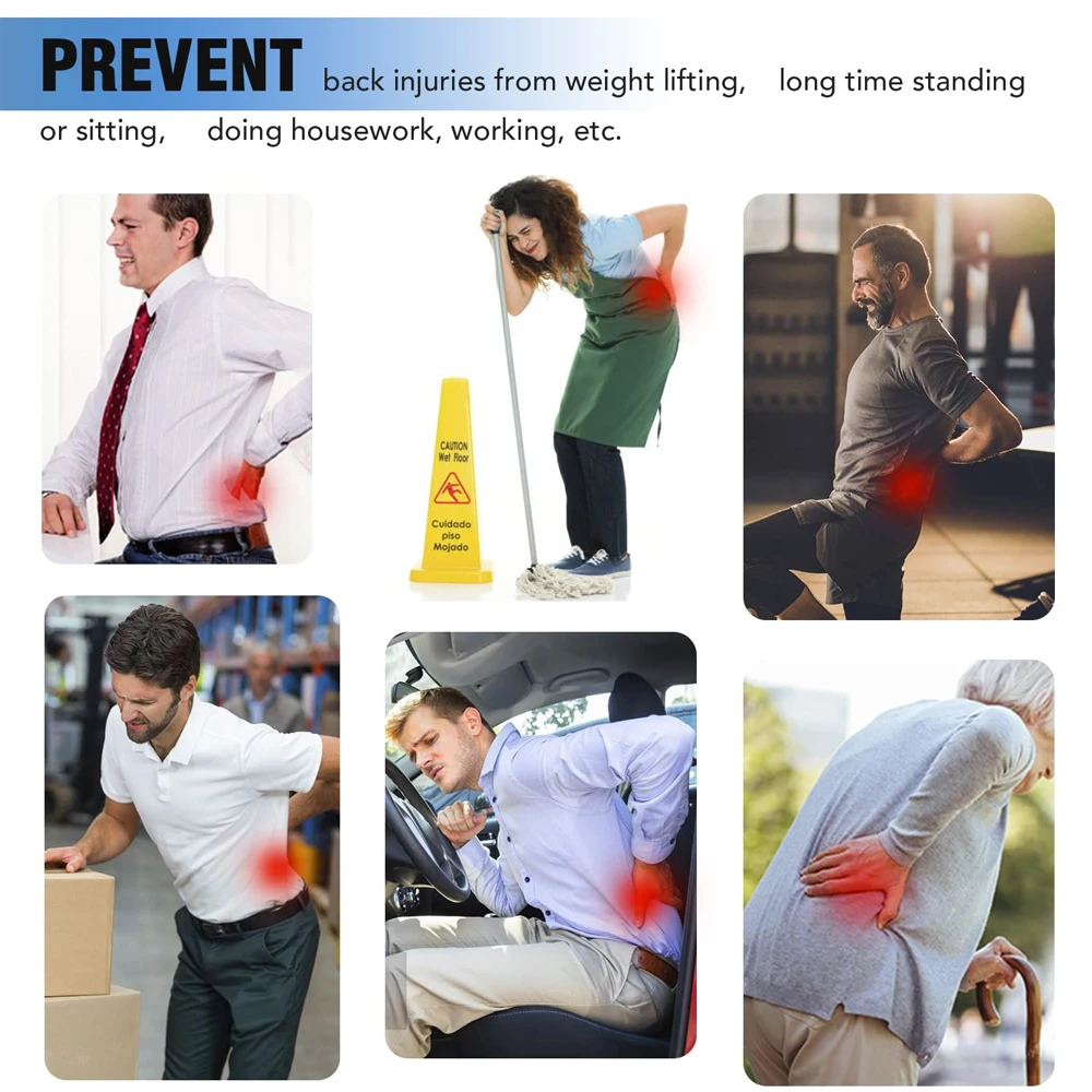 Lumbar Lower Back Brace & Dual-Pulley System,Decompression Waist Sacral Orthosis Support for Strain, Sciatica Herniated Discs