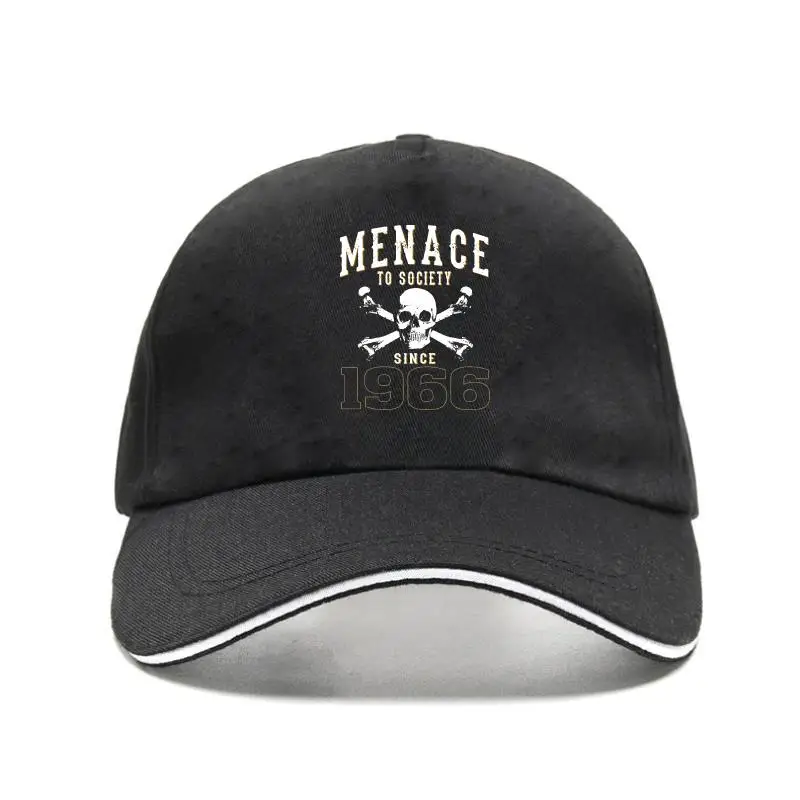 

2020 Summer New Menace To Society Since 1966 (Custom Year) Mens Funny Bill Hat, Birthday Gift For Biker Him Dad Baseball Caps