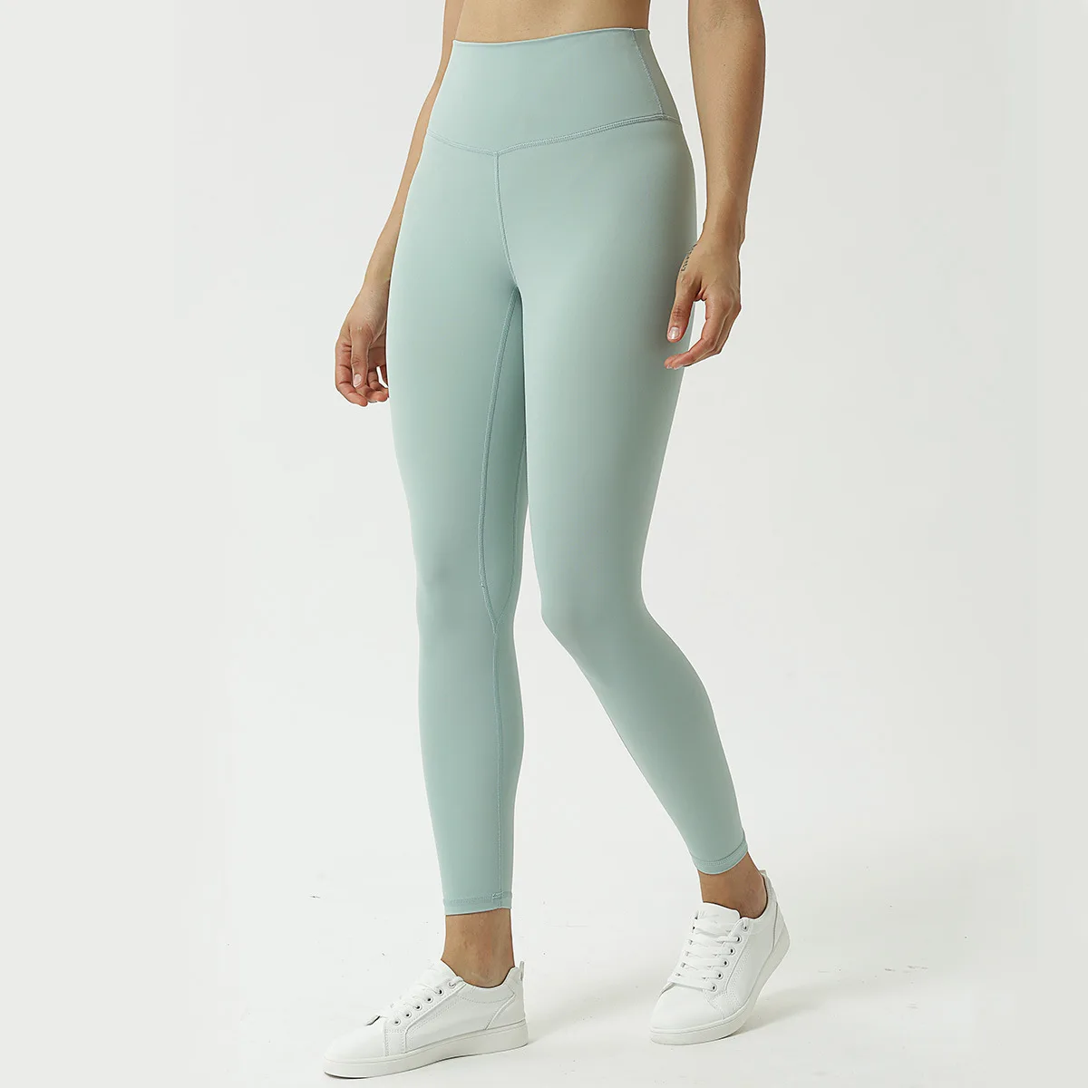 Explosive Double-Sided Hair Grinding High Waist, Hip, Peach Hip, Bare Hip, Fitness Training Yoga Tights For Women