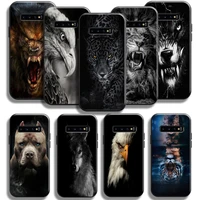 lion eagle dog tiger cat wolf phone case for samsung galaxy s10 plus s10e s10 lite case for samsung s10 5g soft liquid silicon