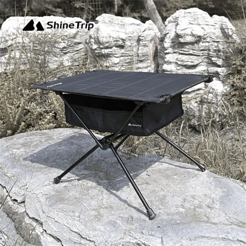 

ShineTrip Camping Folding Table Multifunctional Aluminum Alloy Picnic Tactical Table Portable Storage Bag Foldable Dinner Desk