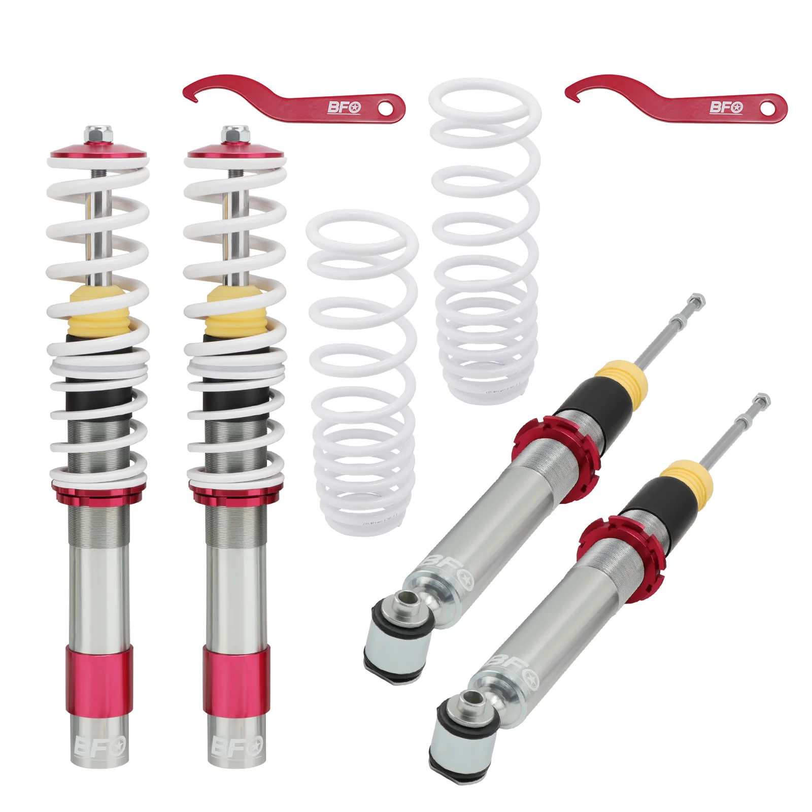 

Coilovers Shock Absorbers For BMW E39 5-Series 1995-2003 530i Coilovers Suspension Adj Height Shocks Kits