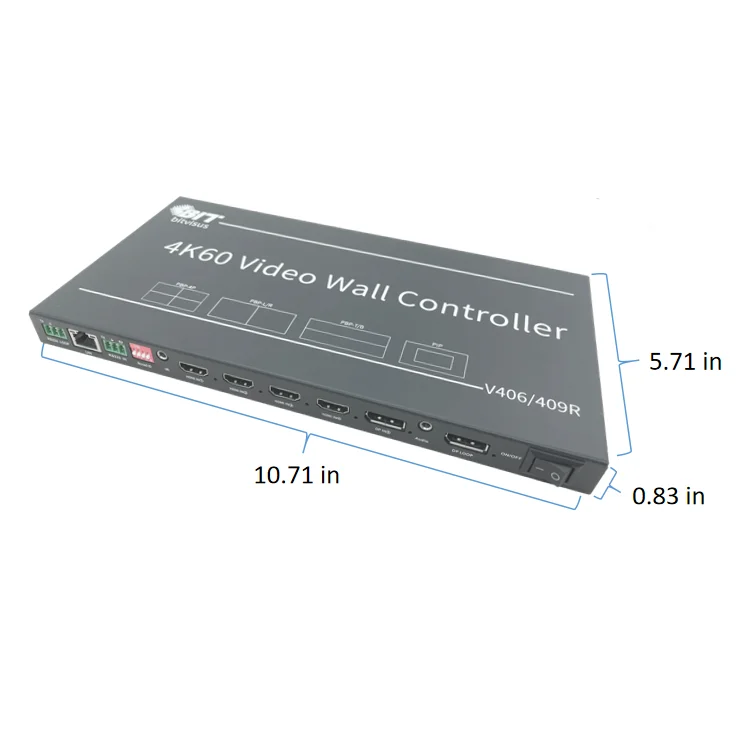 

Customer Favorite Products 2X4 2X6 3X4 Video Wall Controller 4K 8K HDMI TV Rotating Splicing Processor